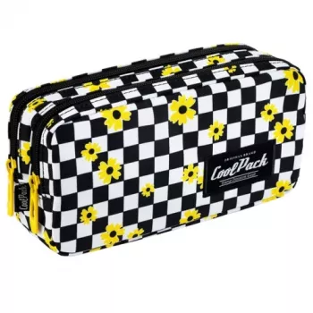 Pieštukinė CoolPack Primo CHESS FLOW F105745 kompaktiškas dizainas patvari medžiaga