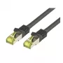 Tinklo kabelis M-Cab CAT7 S-FTP PIMF RJ-45 15m Juodas