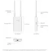 TP-Link Omada EAP603-Outdoor 1800 Mbit/s Baltas Power over Ethernet (PoE)