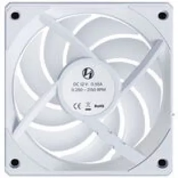120 mm belaidis reversinis ventiliatorius Lian Li UNI FAN CL baltas, modelis 12RCL1W3W