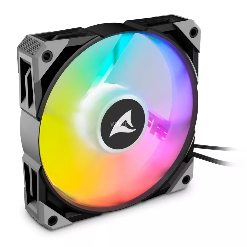 SHARKOON F50 120mm ARGB korpuso ventiliatorius - juodas