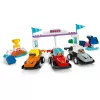 LEGO DUPLO 10445 F1 Team lenktyniniai automobiliai ir vairuotojai