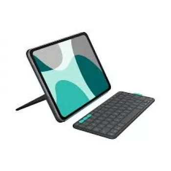 LOGITECH Flip Folio Graphite (FR) (920-013398) – belaidė klaviatūra su dėklu iPad