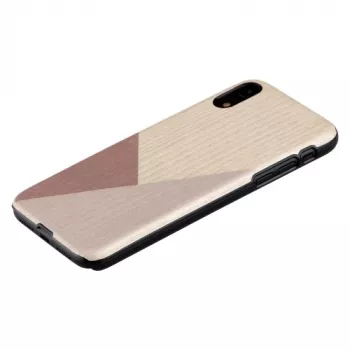 Apsauginis dėklas iPhone XR man and wood – tulip black, kietas apvalkalas