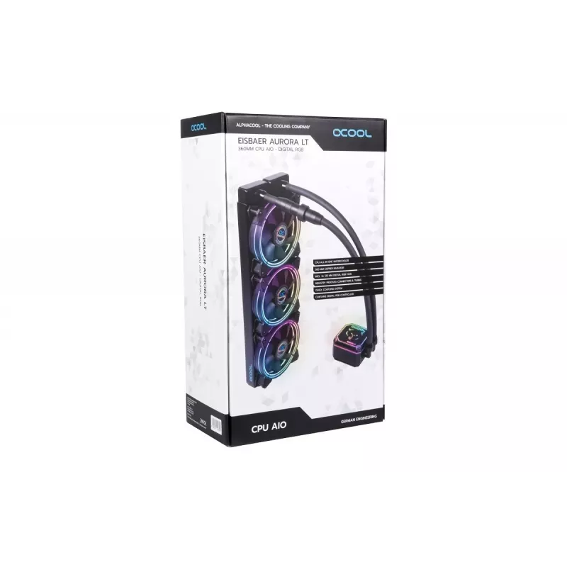 Vandens aušintuvas „viskas viename“ Alphacool Eisbaer Aurora LT360