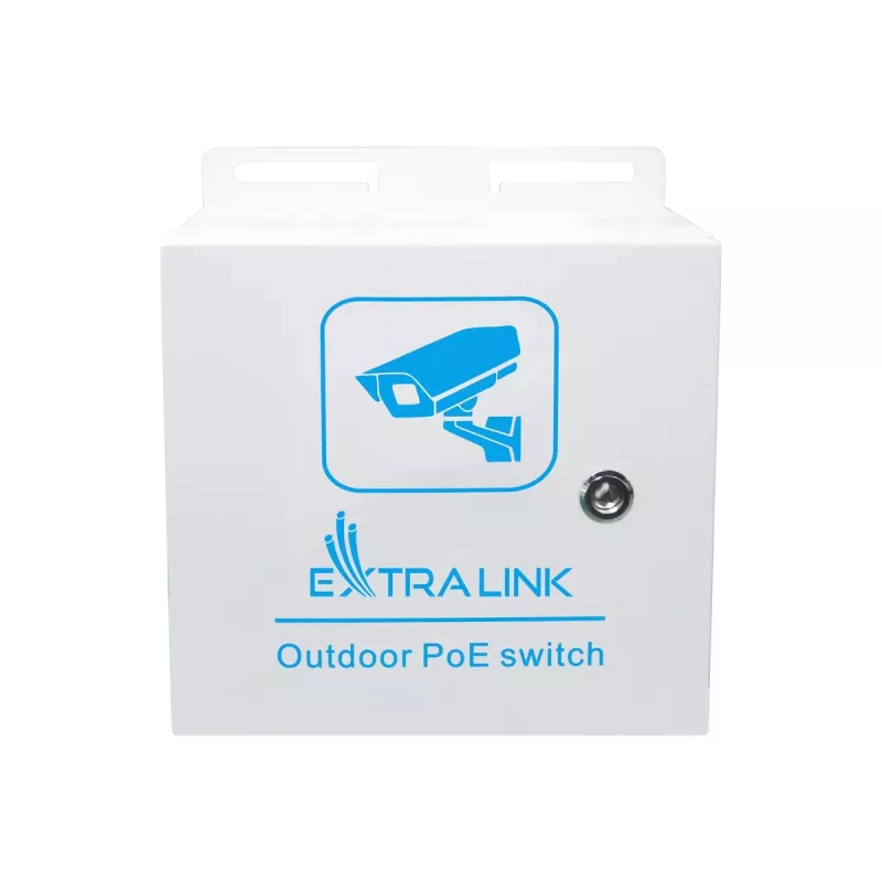 Valdomas komutatorius Extralink Minos 8x RJ45 1000Mbps PoE 200W L2