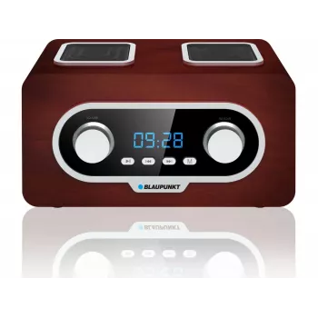 Nešiojamas radijo imtuvas BLAUPUNKT PP5.2BR – FM, 60 atminties vietų, USB/MP3, AUX, įkraunama baterija 1000 mAh, 3 W RMS, bronzinė spalva