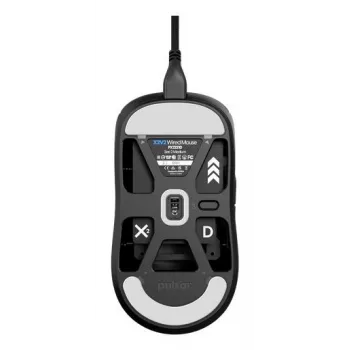 Pulsar PX2221D X2/MEDIUM juoda optinė USB pelė