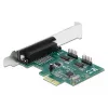 DeLOCK PCIe 1.1 Low-Profile adapteris – lygiagretusis prievadas + 2x RS-232 (90413)