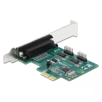 DeLOCK PCIe 1.1 Low-Profile adapteris – lygiagretusis prievadas + 2x RS-232 (90413)