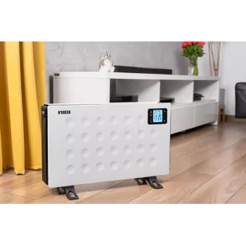 Elektrinis konvektorinis šildytuvas NOVEEN CH8000 — 2000 W, 3 galios lygiai, laikmatis, nuotolinio valdymo pultas, baltas