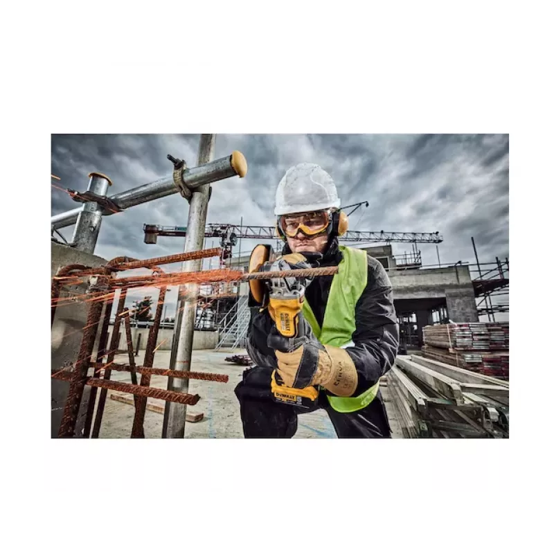 DeWALT DCG406N-XJ akumuliatorinis kampinis šlifuoklis, 18V XR, bešepetėlinis, 125 mm, svirtinis jungiklis, be akumuliatoriaus