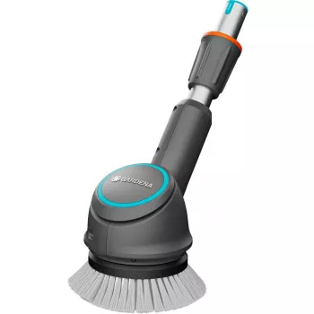 Akumuliatorinis kietų grindų valiklis AquaBrush Universal 18V P4A, pilkai/turquoise, Li-Ion akumuliatorius 2,5Ah P4A, POWER FOR ALL ALLIANCE
