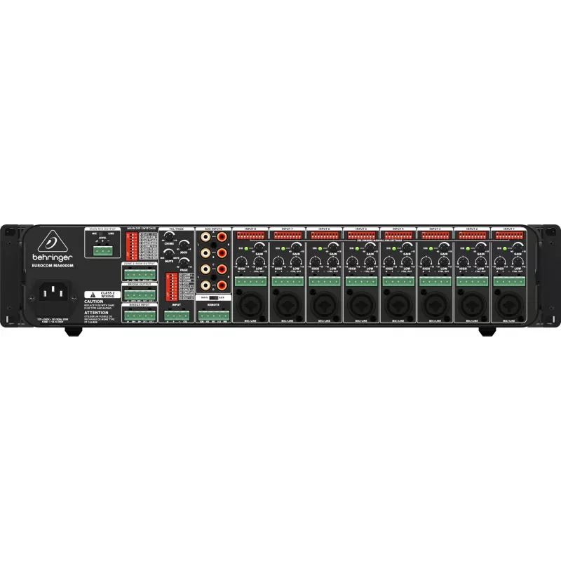 Behringer MA6000M garso stiprintuvas Performance/scena Juoda