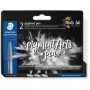 Feltinis rašiklis Staedtler Pigment Arts Intensiv Pen juodas 2 vnt.