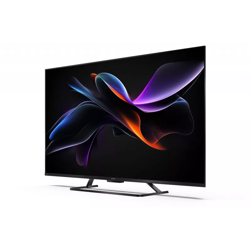 Sharp 55HR7265E 55 colių 4K UHD LED išmanusis televizorius su Google TV, juodos spalvos, energijos klasė F