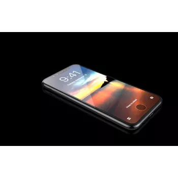 Apsauginis grūdinto stiklo ekrano gaubtas Devia Van Entire View, skirtas iPhone XR 6,1 colio – juodas