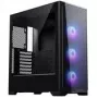 PHANTEKS Eclipse G370A PC korpusas, Midi-Tower, SSI-EEB, RGB, grūdintas stiklas - su 3x 120 mm ventiliatoriais, juodas