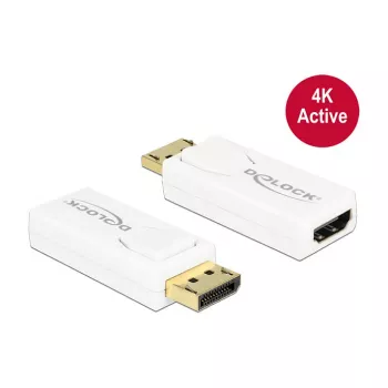 Lyties keitiklis DisplayPort 1.2 į HDMI, aktyvus, 4K, DeLOCK 65580