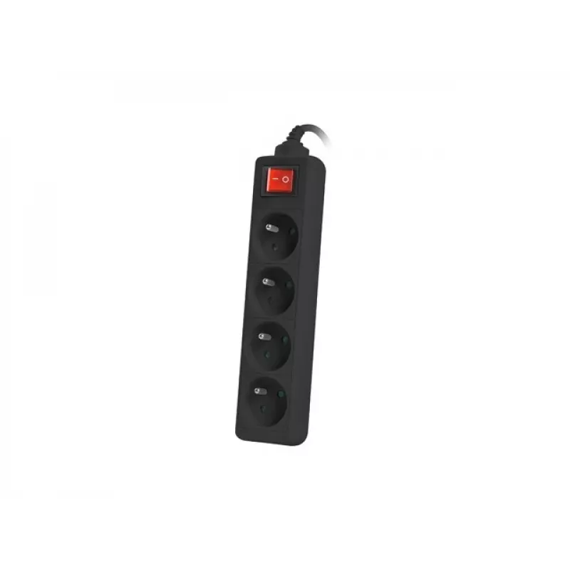 Lanberg PS1-04E-0150-BK Kištukinis lizdų blokas juodas