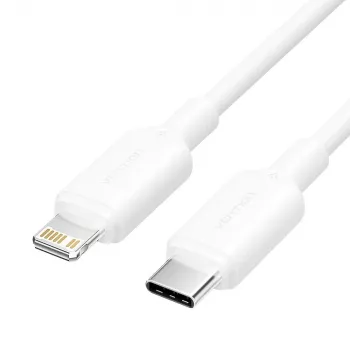 USB-C į Lightning laidas 3A 480Mbps 1m BALTA