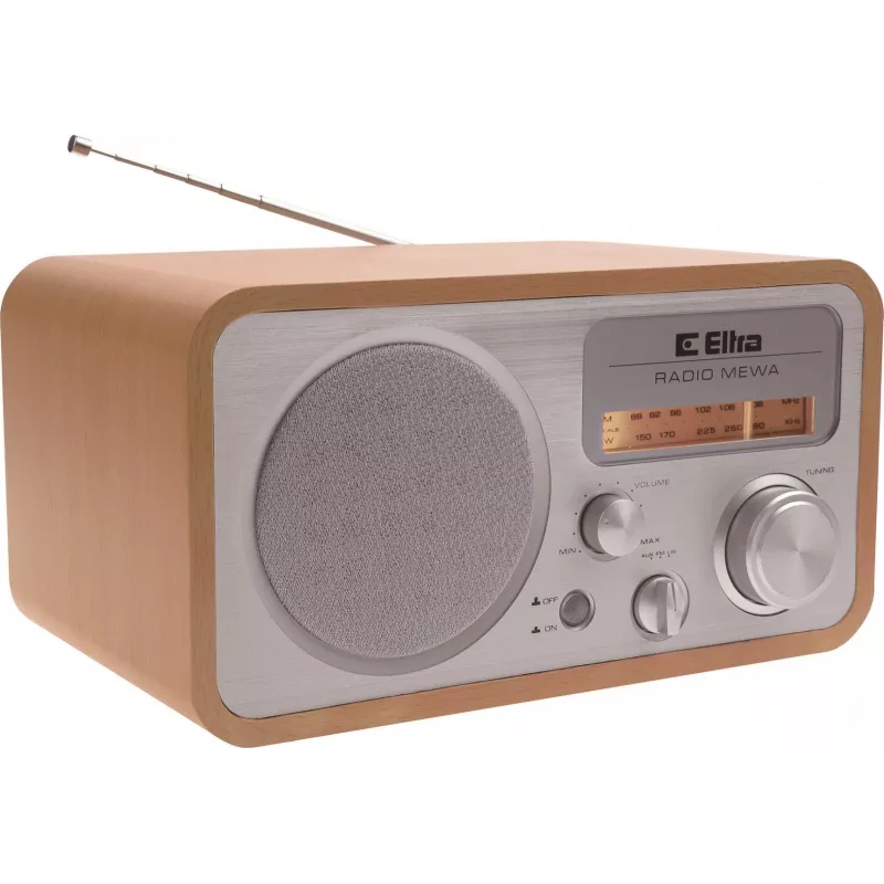 ELTRA Radio MEWA Clear Wood – Radijo imtuvas mediniame korpuse