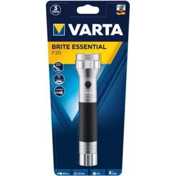 LED žibintuvėlis Varta Brite Essential F20 15618 101 401, 200 lm, kompaktiškas korpusas