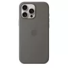 Silicone dėklas su MagSafe, iPhone 16 Pro Max, Stone Gray