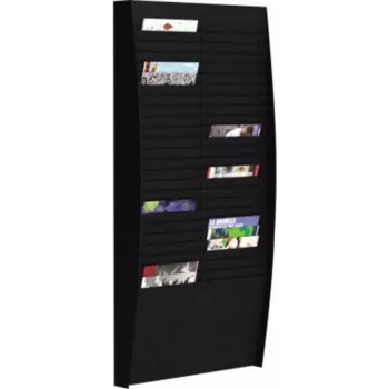 Sieninis dokumentų stovas Paperflow V 50F A4V2X25.01 A4 formatui, juodas