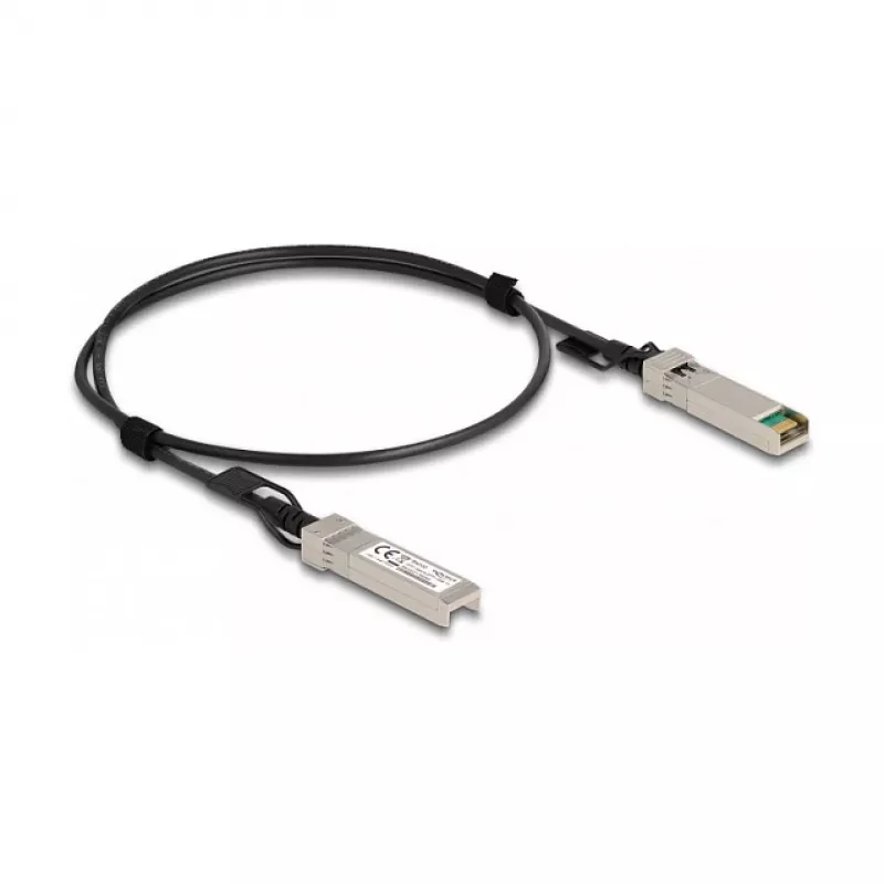 DeLOCK Twinax SFP+ laidas, vyriškas SFP+ į vyrišką SFP+, 1 m