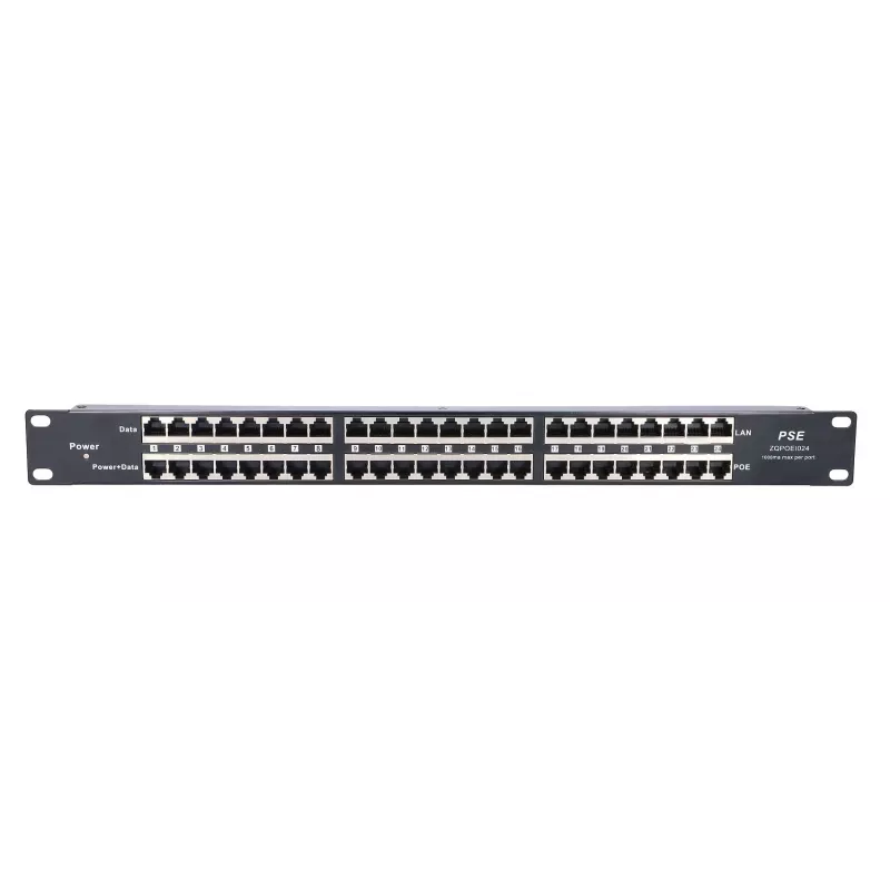 Extralink PoE Injektorius 24 prievadų 24x 100Mb/s RJ45, montuojamas į stelažą