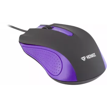 Yenkee YMS 1015PE SUVA laidinė pelė USB, 3 mygtukai, guminis paviršius