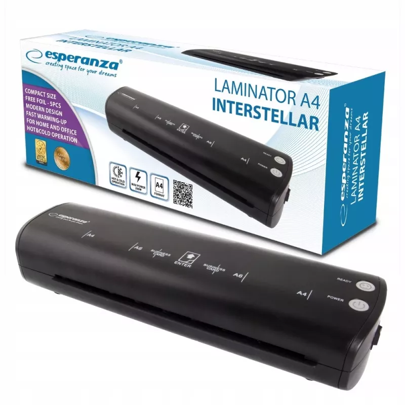 Esperanza EFL004 laminavimo aparatas juodas