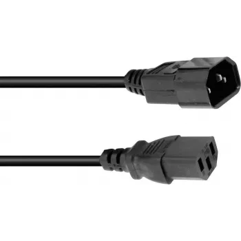 Prailginimo laidas Omnitronic Kaltgeräte 3x1.5 mm², 10 m, juodas