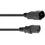 Prailginimo laidas Omnitronic Kaltgeräte 3x1.5 mm², 10 m, juodas