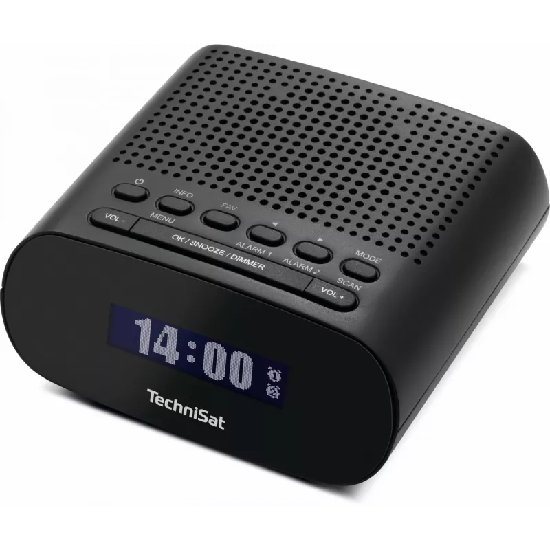 TechniSat TECHNIRADIO 50 Analoginis Skaitmeninis Laikrodinis Radijas DAB FM