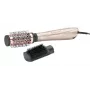 Šildomas šepetys plaukams tiesinti BABYLISS AS914PE, 1000 W, 2,5 m laidas, Ø 5 cm, 3 temperatūros lygiai, juoda/rožinis auksas