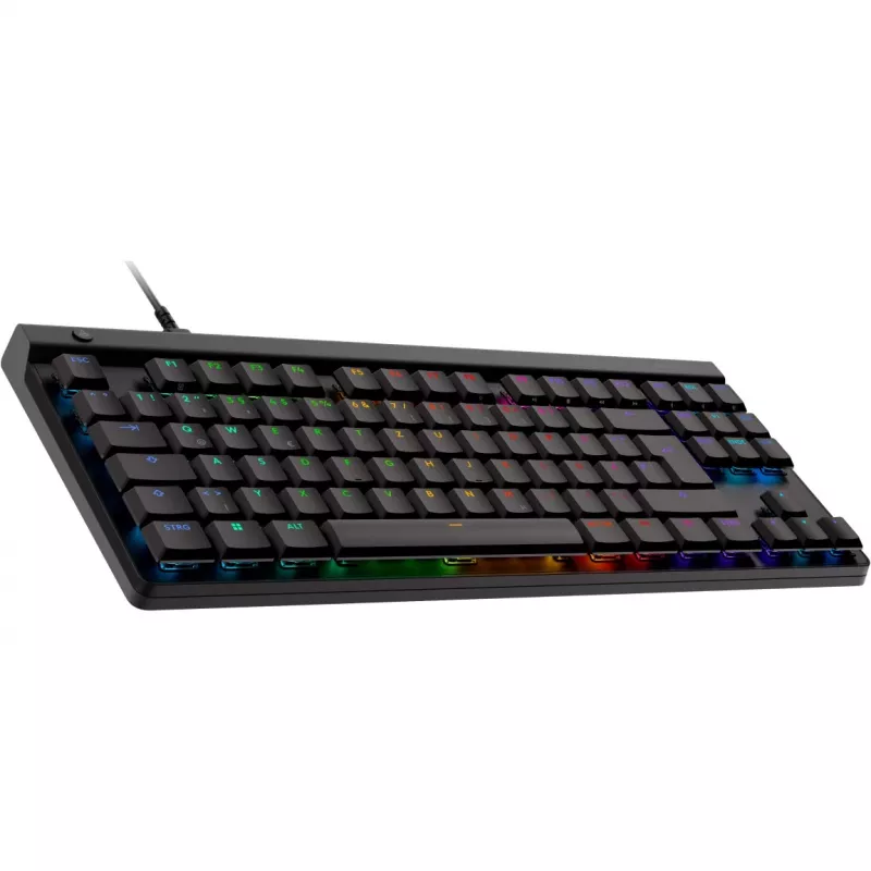 Logitech G515 TKL klaviatūra žaidimams USB QWERTZ vokiška juoda mechaninė RGB