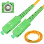 Šviesolaidinis šuoras Extralink SC/APC–SC/APC vienmodis G.652D 3 mm simpleksas, 1 m