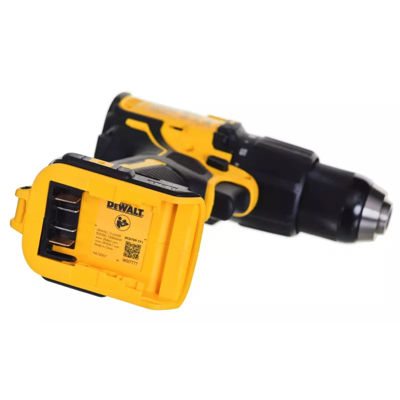 Dewalt DCD709D2T akumuliatorinis smūginis veržliasukis su baterija ir įkrovikliu