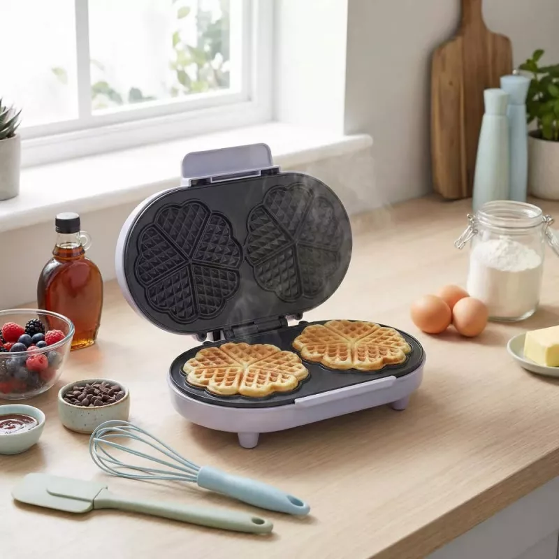 Giles & Posner EK6700GSPPVDE dviejų širdelių vaflinė