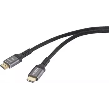 SpeaKa Professional HDMI jungiamasis laidas HDMI-A kištukas–kištukas 2,00 m juodas SP-13125632 8K UHD