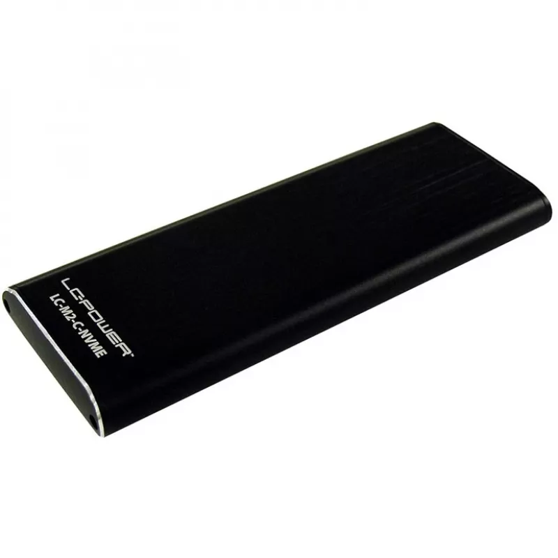 SSD dėklas LC-Power LC-M2-C-NVME juodas M.2