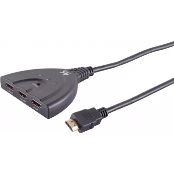 HDMI jungiklis ShiverPeaks 05-02007 3x1 4K60Hz