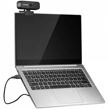 Canyon C2N 1080P Full HD 2.0Mp fiksuoto fokusavimo internetinė kamera USB 2.0