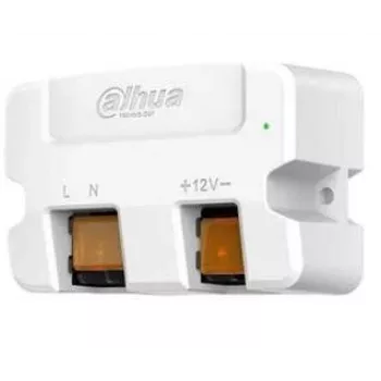 Maitinimo šaltinis DAHUA PFM320D-015 — laidinis, 1,5 A išėjimas, 100–240 V įėjimas, 50/60 Hz, kompaktiškas baltas