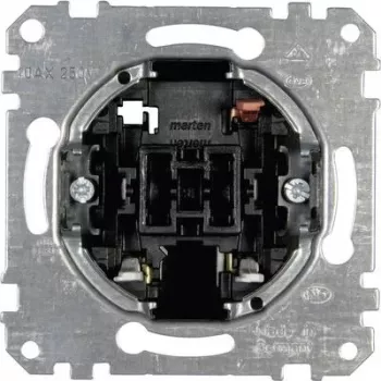 Elektros jungiklis Merten MEG3116-0000, vienpolis, 250 V AC, 10 A, baltas