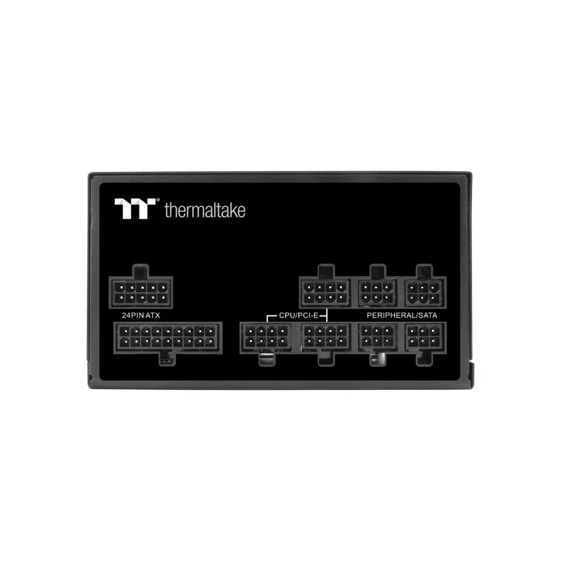 Maitinimo blokas THERMALTAKE Toughpower ATX 650W Gold, 80 PLUS Gold, 650 W, ATX, 90 mm ventiliatorius, 20+4 pin, 1x PCIe (6+2), 3x SATA, 2x Molex