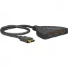 Goobay HDMI jungiklis 3 į 1 (4K @ 30 Hz) | 58487 | Juodas | HDMI lizdas | 3 HDMI lizdai | 0.58 m