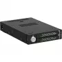 ICY DOCK ToughArmor MB834MK-B V2 - 2x M.2 NVMe į 1x 3,5 colio lizdo mobilusis krepšelis su metaliniu raktiniu užraktu, SlimSAS 4i, juodas